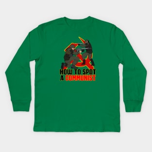 Anti Communist Kids Long Sleeve T-Shirt